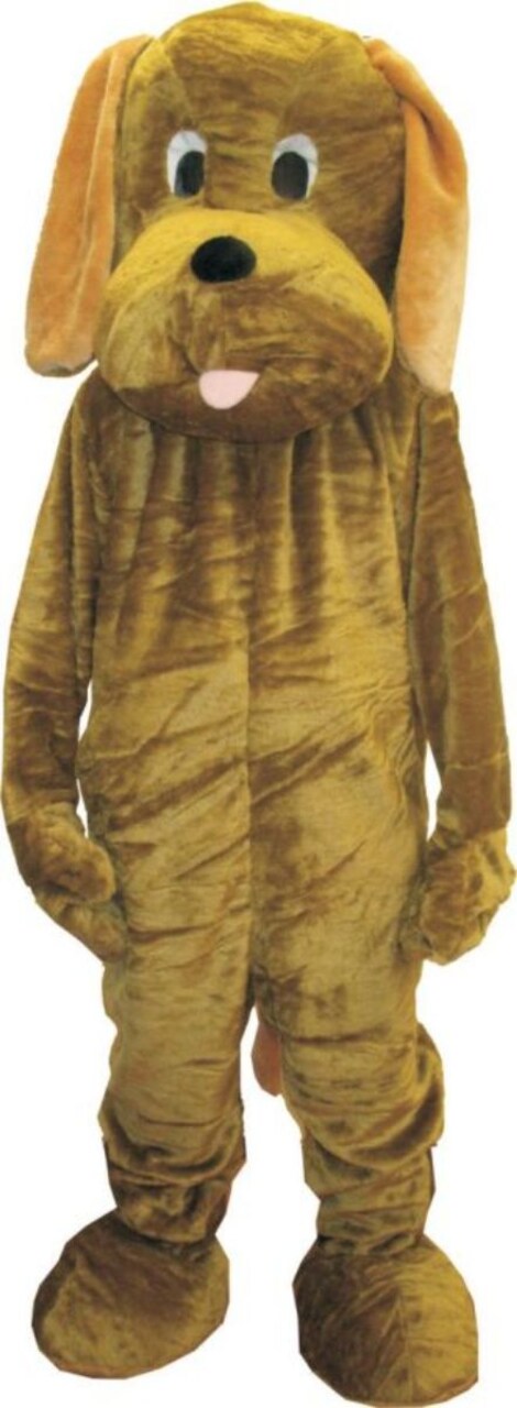 The Costume Center Yellow and Brown Puppy Mascot Unisex Child Halloween Costume - One Size